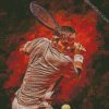 The Tennis Players Roger Federer diamond painting