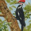 The Woodpecker Bird diamond painting