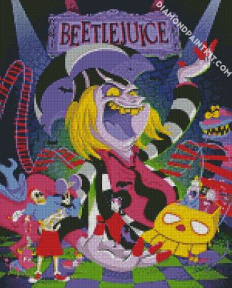 The Beetlejuice Cartoon diamond painting