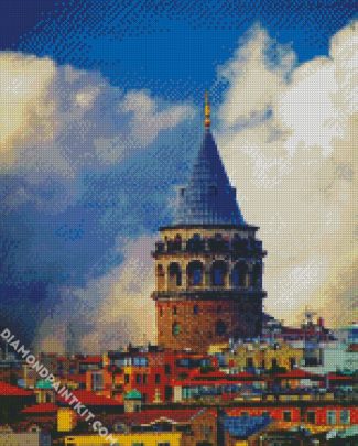 Turkey Istanbul Galata Tower diamond painting