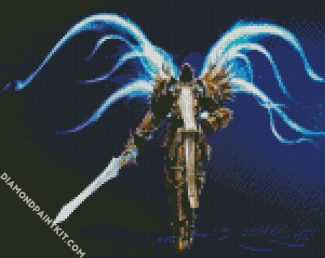 Tyrael Diablo Game diamond painting