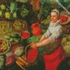 Vegetables Seller diamond painting