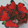 Velvet Rose Butterflies diamond painting