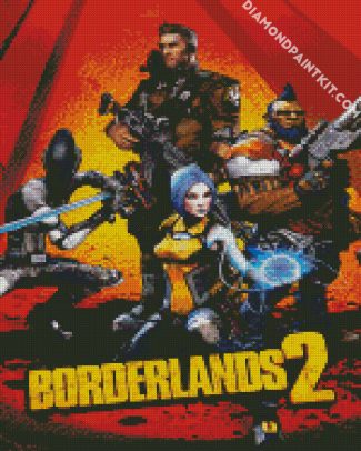 Video Game Borderlands diamond painting