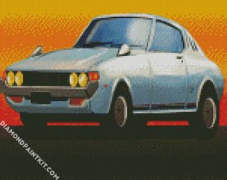 Vintage Celica Car diamond painting