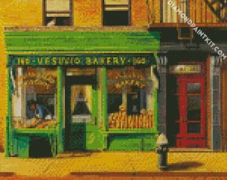 Vintage Bakery Shop diamond painting