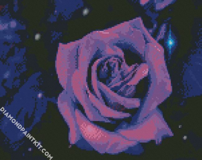 Violet Rose diamond painting