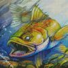 Waylleye Fish Art diamond painting