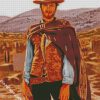 Western Clint Eastwood diamond painting