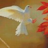 White Dove diamond painting