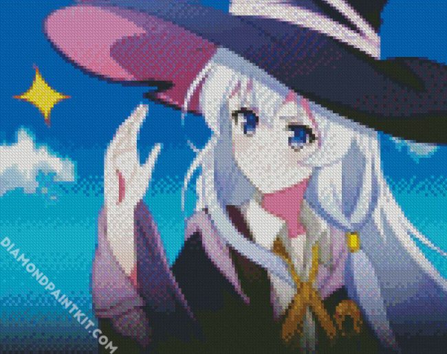 Wandering Witch Anime Elaina diamond painting