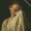 Young Girl Crying diamond painting