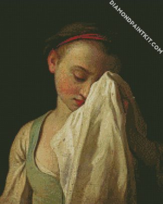 Young Girl Crying diamond painting