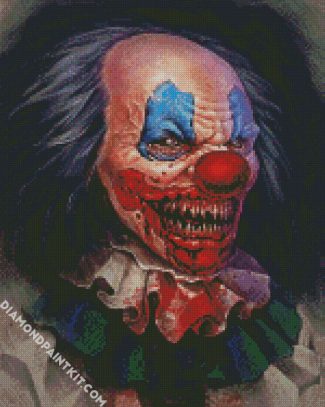 Zombie Clown diamond painting