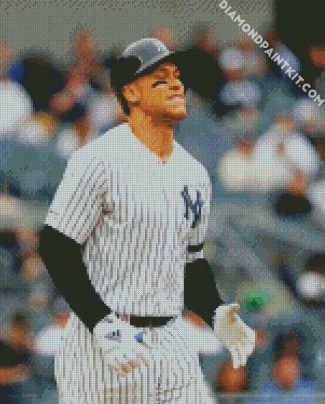 Aaron Judge Yankee diamond painting