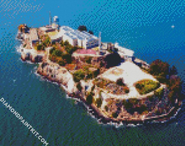 Alcatraz San Francisco diamond painting