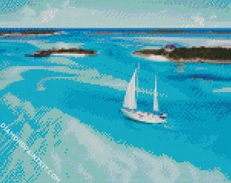 Bahamas Island diamond painting