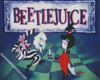 Beetlejuice Cartoon diamond painting