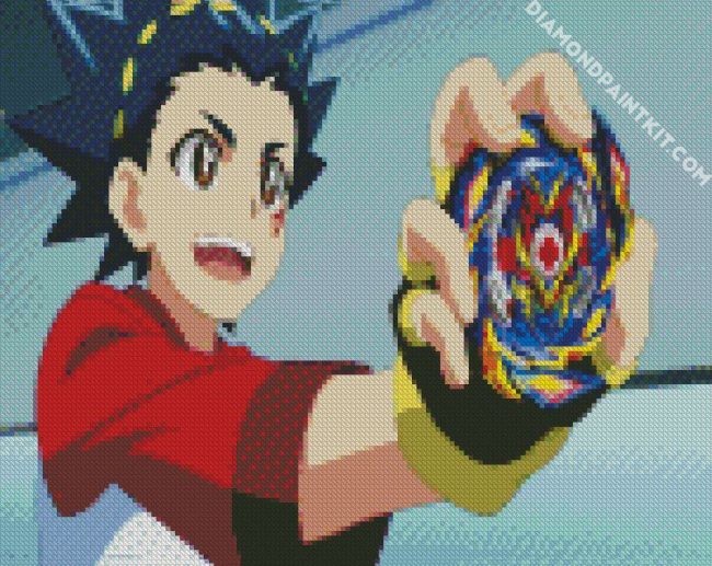 Beyblade Valt Aoi diamond painting