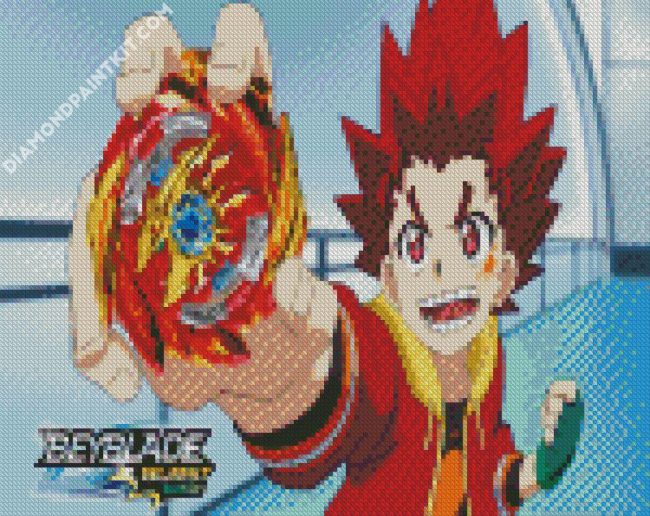 Beyblade Burst diamond painting