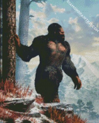 Bigfoot Ape diamond painting