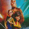 Bigfoot Family Animation diamond painting