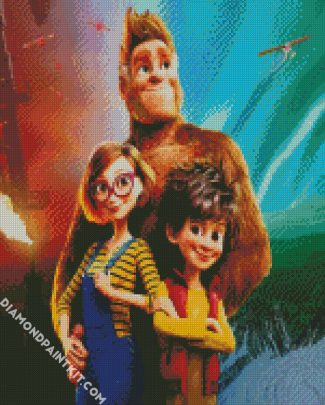 Bigfoot Family Animation diamond painting