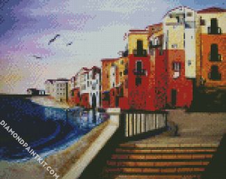 Cefalu Sicily Art diamond painting