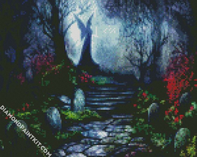 Cemetery Garden diamond painting