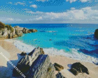 Chaplin Bay Beach Bermuda diamond painting