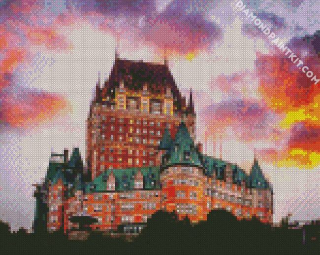 Chateau Frontenac Canada diamond painting