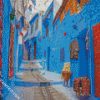 Chefchaouen City Streets diamond painting