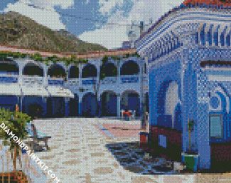 Chefchaouen Morocco diamond painting