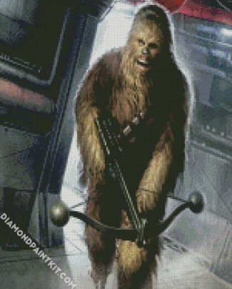 Chewbacca Star Wars diamond painting