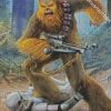 Chewbacca And Stormtrooper Fight diamond painting