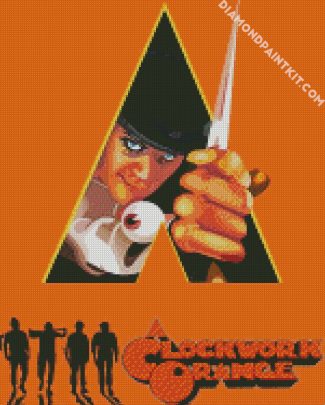 Clockwork Orange Movie Poster diamond painting