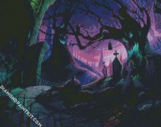 Fantasy Cemetery diamond painting