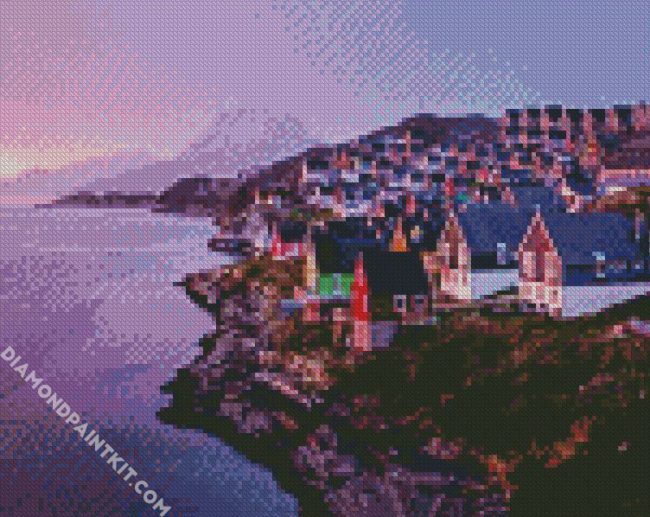 Greenland At Sunset diamond painting