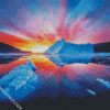 Greenland Sunset On Ice diamond painting