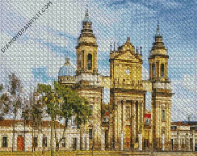 Guatemala Cathedral diamond painting