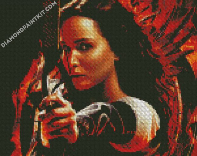 Katniss Everdeen diamond painting