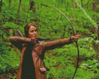 Katniss Everdeen Hunger Games Film diamond painting