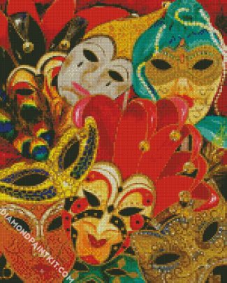 Venetian Masks diamond painting