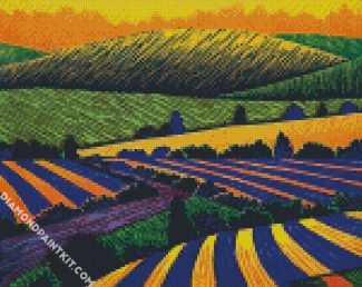 Vermont Farm Scenery diamond painting