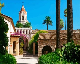 Abbaye De Lerins Cannes diamond painting