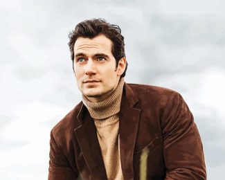 Actor Henry Cavill diamond painting