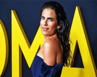 Actress Karla Souza diamond painting