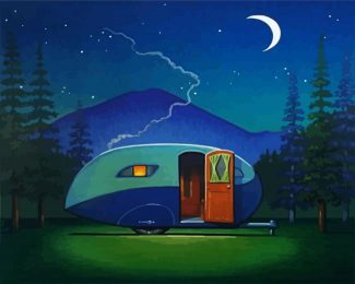 Aesthetic Night Caravan diamond painting