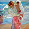 After Bathing Sorolla diamond painting