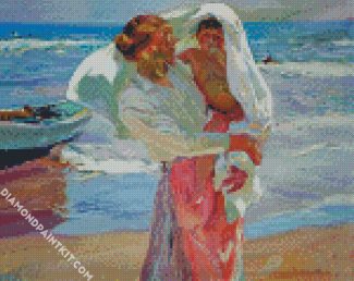 After Bathing Sorolla diamond painting